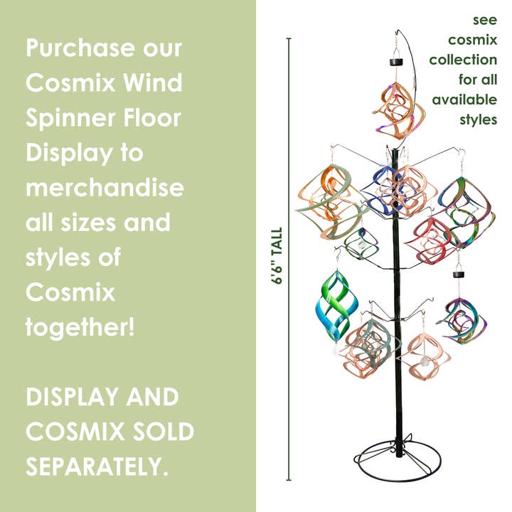 RCS Gifts - Wholesale Retailer Display Stand/Case - Cosmix Wind Spinner Floor Display2