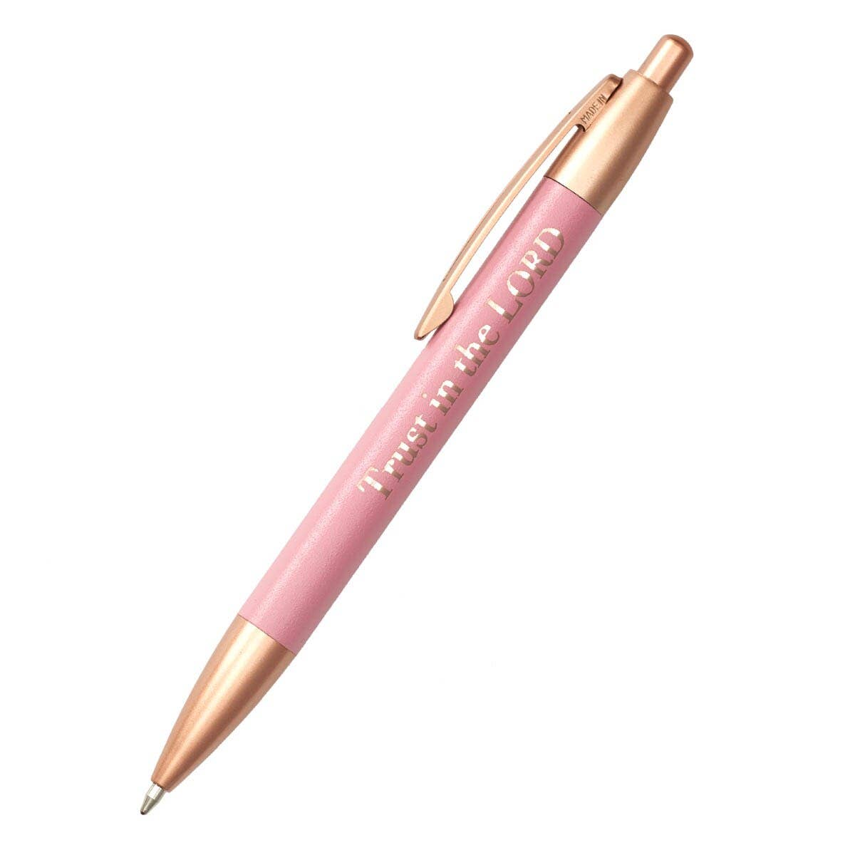 Christian Art Gifts - Wholesale Pen - Pen in Gift Box Pink Trust in the Lord Prov. 3:51