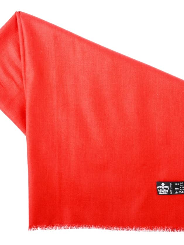 Red Pashmina Stole for wholesale by British stock (Kilberry)