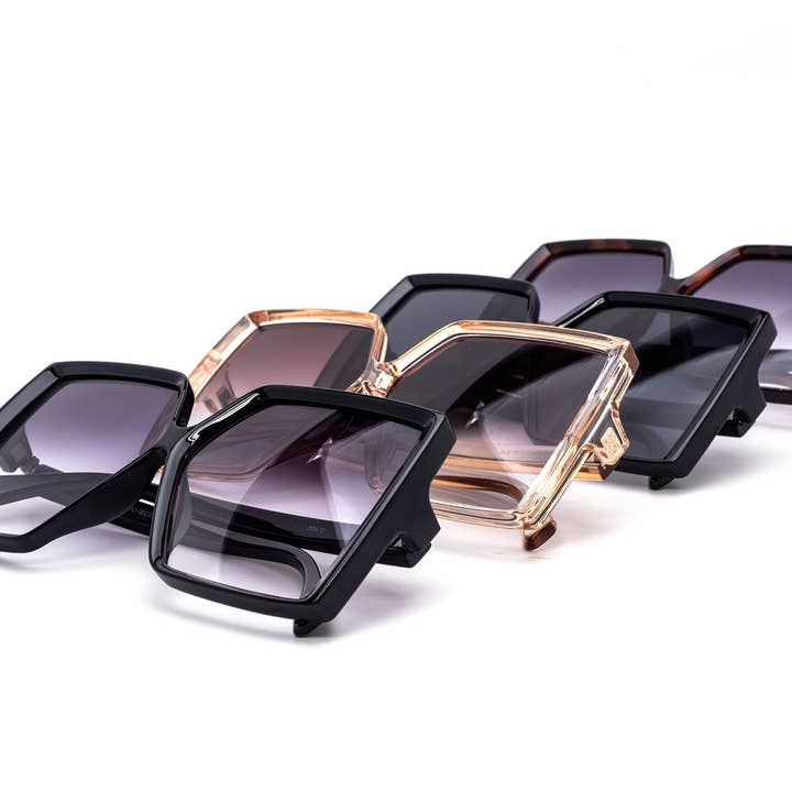 Still Friday - Wholesale Sunglasses - Unisex - Oversized Retro Super Square Gradient Lens Sunglasses1