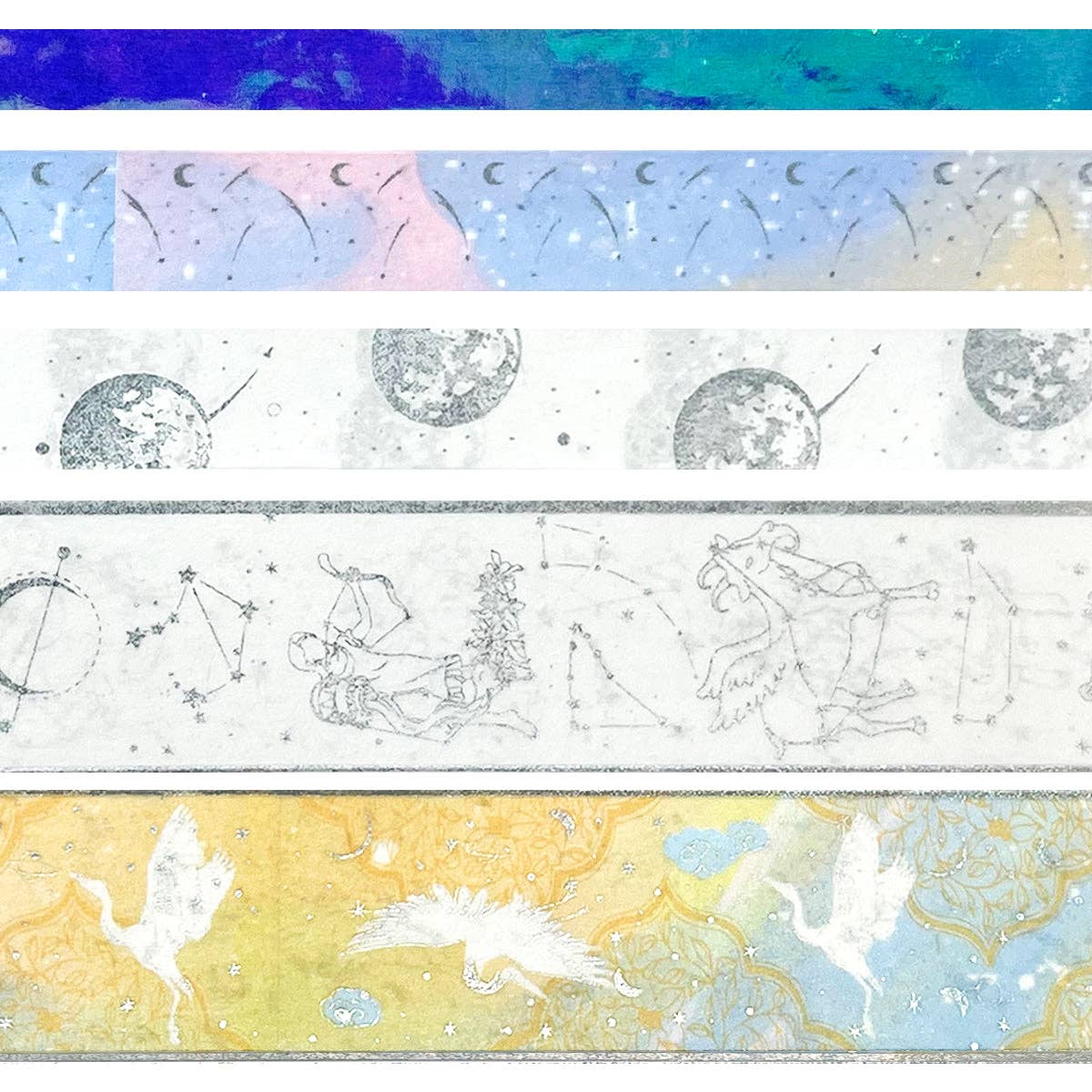 Wrapables.com - Wholesale Washi Tape - Wrapables Decorative Gold Foil Washi Tape and Sticker Set67