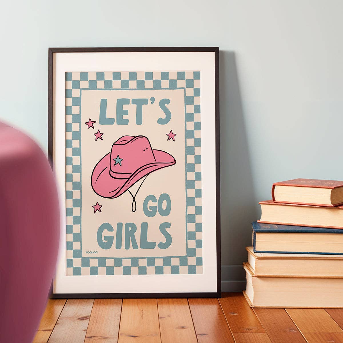 Woo Hoo Prints – wholesale Art print – LET'S GO GIRLS COWGIRL PRINT8
