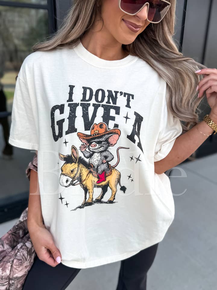 No me importa una camiseta gráfica en marfil para venta al por mayor de birdie