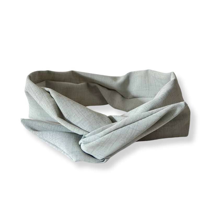 Hairjewelz by Elle - Wholesale Fashion Headband - Women's - Normal Bandeau “Linen Green”0