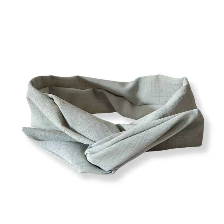 Hairjewelz by Elle - Wholesale Fashion Headband - Women's - Normal Bandeau “Linen Green”