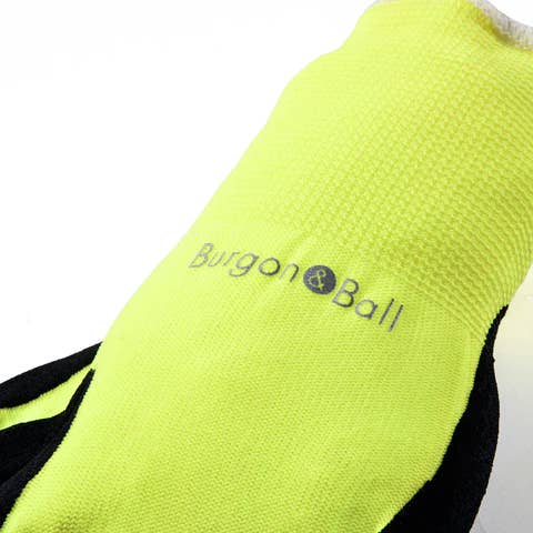 Burgon & Ball - Wholesale Garden Gloves - Fluorescent Glove - Yellow S/M