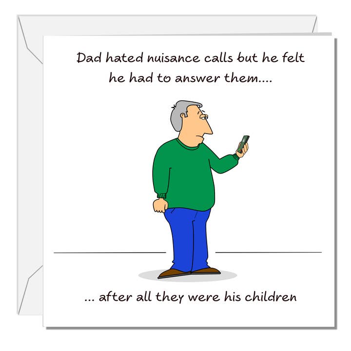 Grappige Vaderdagkaart of Verjaardagskaart voor Papa Stoute Humoristische Cartoon Grap Swizzoo voor wholesale door Swizzoo Cards