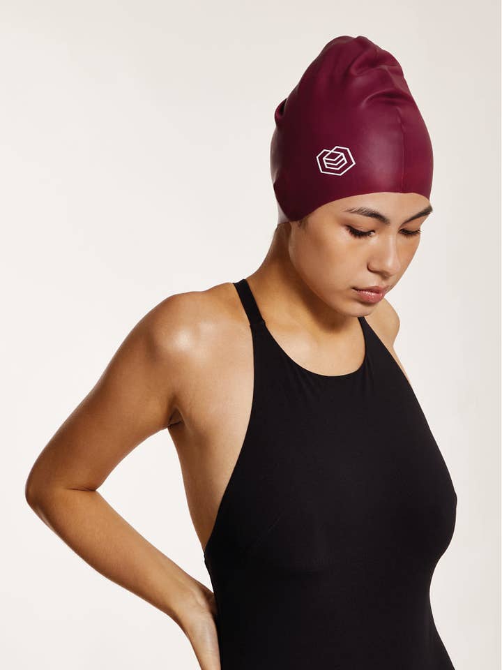 SOUL CAP – Großhandel Badekappe – Unisex – Voluminöse Schwimmkappe für Erwachsene – für langes, lockiges und volles Haar3