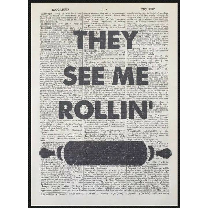 Bakery Dictionary Print - Cafe Quote - Quirky Wall Art for wholesale by Parksmoonprints