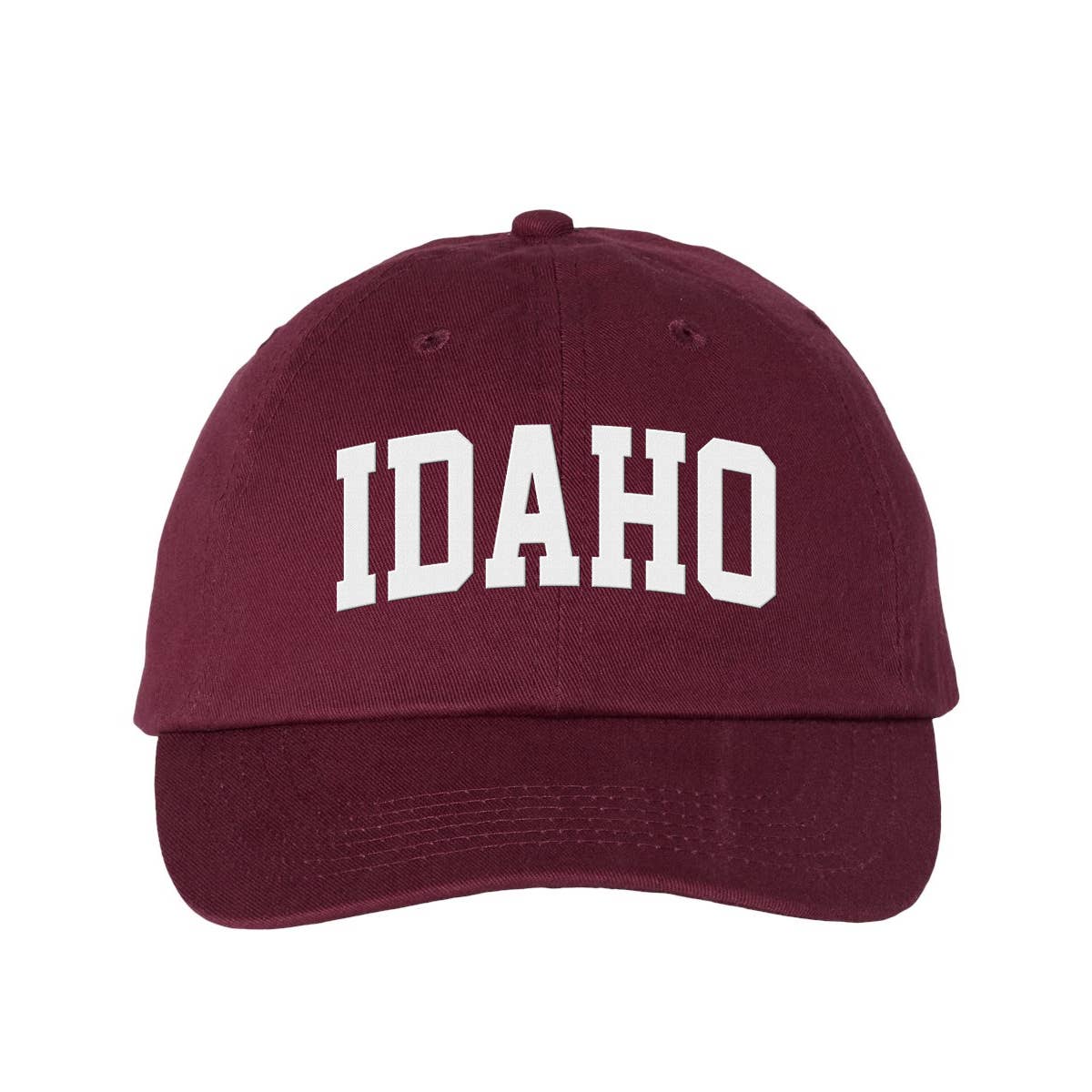 Lucky Luna Apparel - Wholesale Baseball Cap - Unisex - Block Idaho Embroidered Dad Hat8