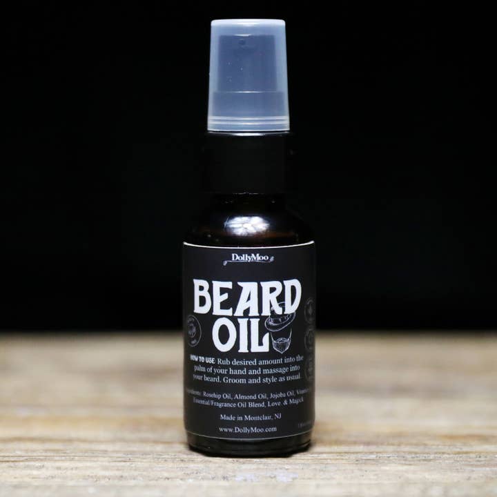 DollyMoo - Wholesale Beard Styling Product - Nag Champa & Sandalwood Beard Oil