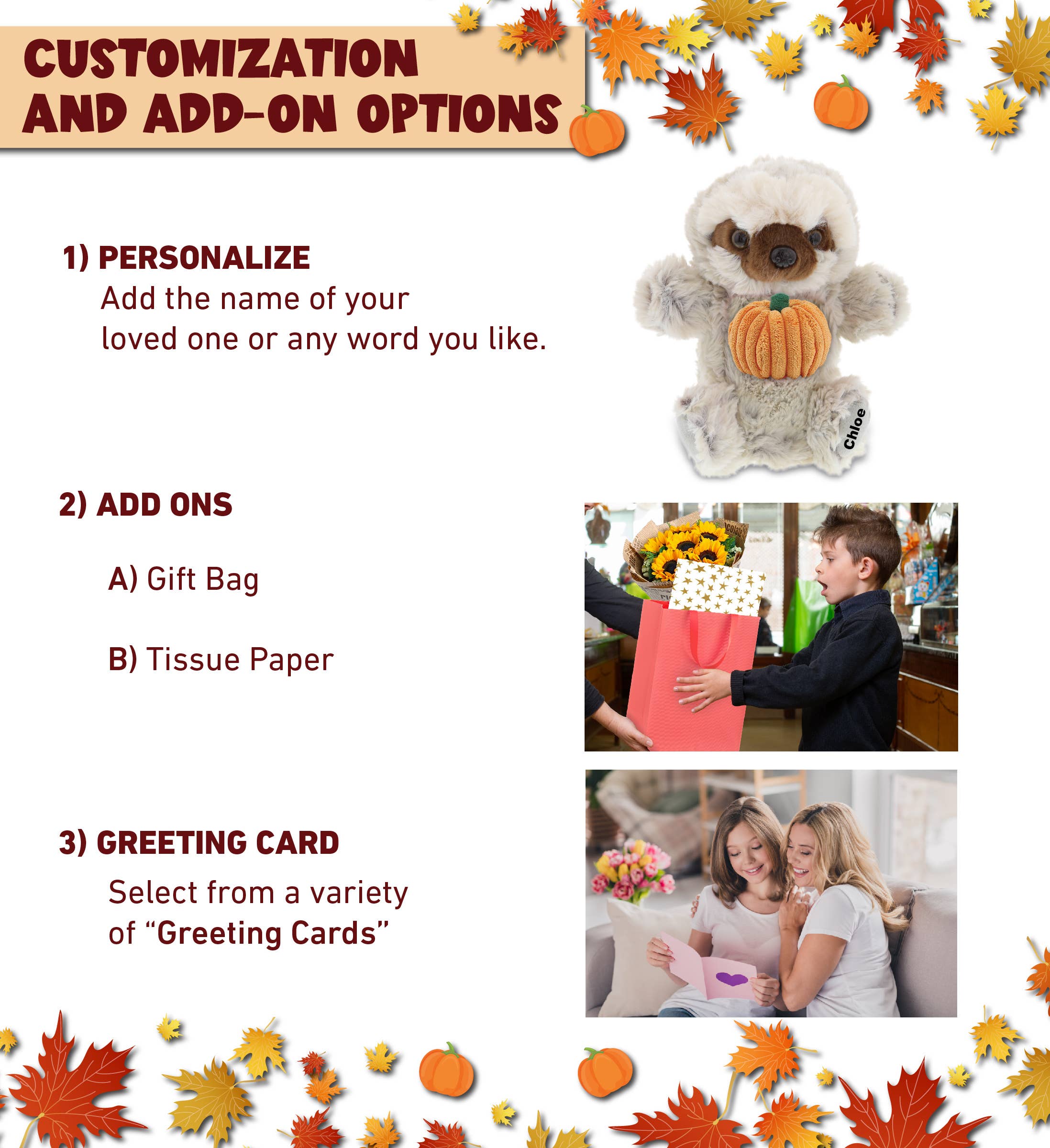 Cota Global – Peluche - Crianças e bebés por atacado – Abóbora de Pelúcia - Fantoche de Mão Super Macio de Pelúcia - Preguiça1