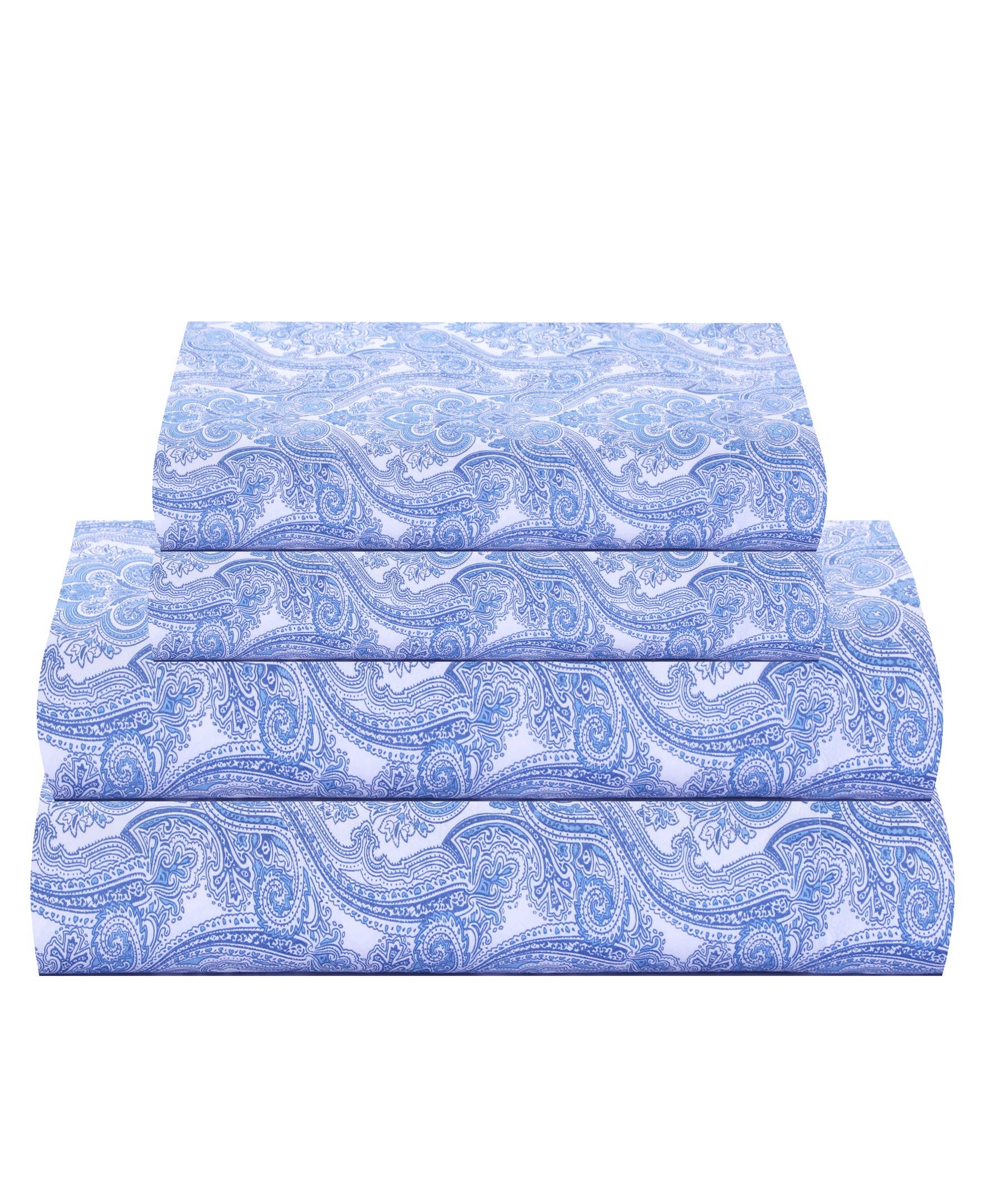 Feather & Stitch New York - Vente Parures de lit - Ensemble de draps en percale 100 % coton, 300 fils (4 pièces)5