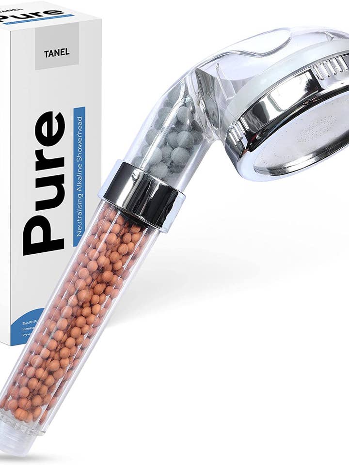 Tanel Pure - Pomme de douche ionique haute pression - Mineral Inc pour la vente par TANEL