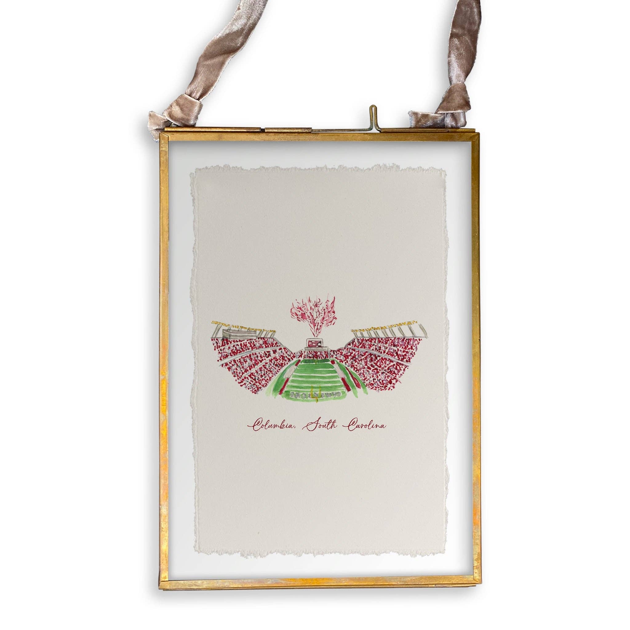 French Graffiti - Wholesale Tea Towel - Columbia, South Carolina Stadium13