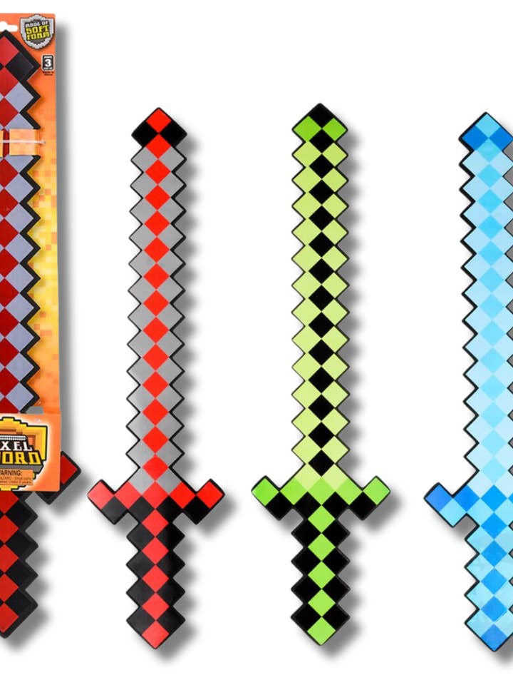 24'' Pixel Foam Wand Kids Toy- Assorted and other Purchase Wholesale medieval halloween costumes. Free Returns & Net 60 Terms on Faire trending on Faire.