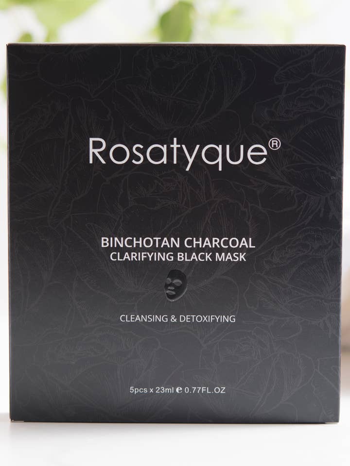 Rosatyque Binchotan Charcoal Clarifying Mask 5pack for wholesale by Rosatyque