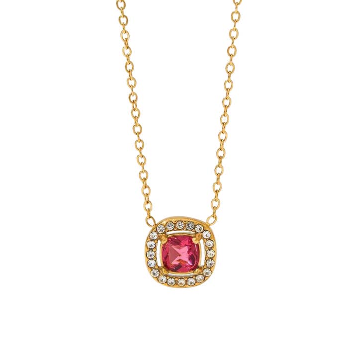 Adelaide pink necklace for wholesale by Rosies