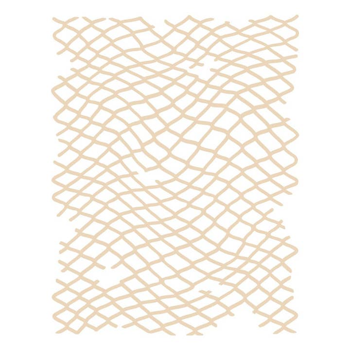 Honey Bee Stamps - Wholesale Craft Supplies - Netting A2 Cover Plate - Honey Cuts - Stand-Alone Dies