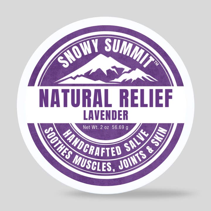Snowy Summit Natural Relief Lavender Salve for wholesale by Snowy Summit
