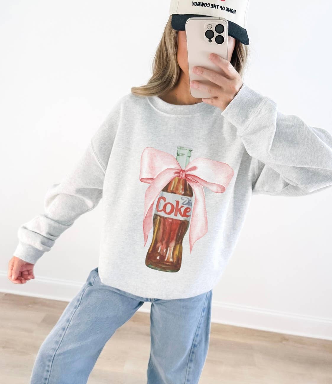 Poppy Willow & Co. - Wholesale Graphic Sweatshirt - Women's - Diet Coke graphic Crewneck1