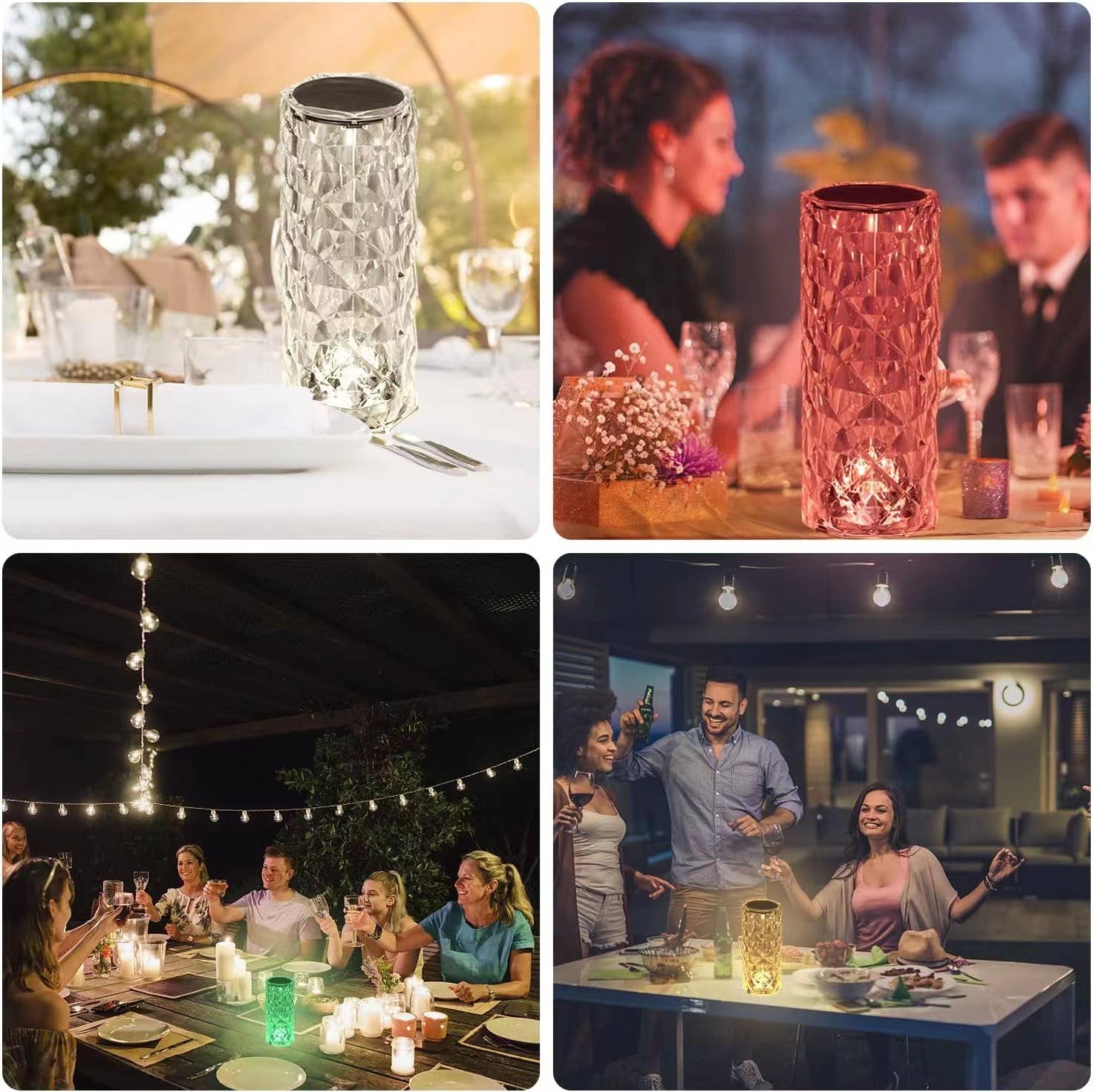 LAX Gadgets - Wholesale Night Light - Elegant LED Crystal & RGB Lamps For Home Decor- Retail Pack31