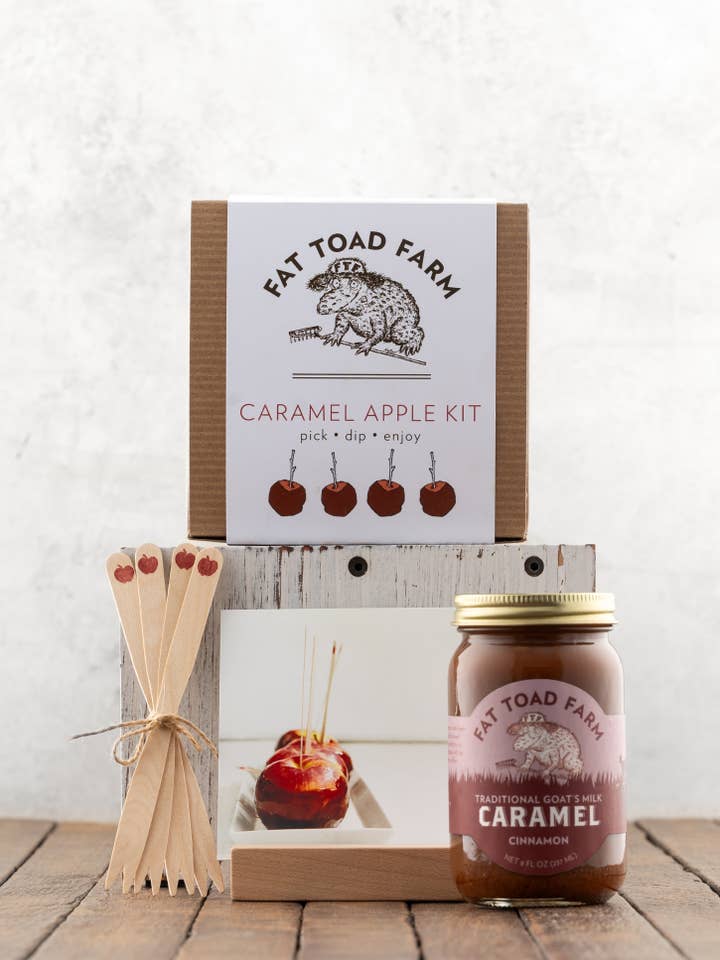 Caramel Apple Kit for wholesale by Butterfly Bakery of Vermont