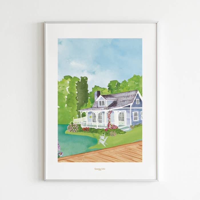 Quartier Libre Papier - Wholesale Art Print - 30x40 Poster Maison du Lac Quartier Libre0