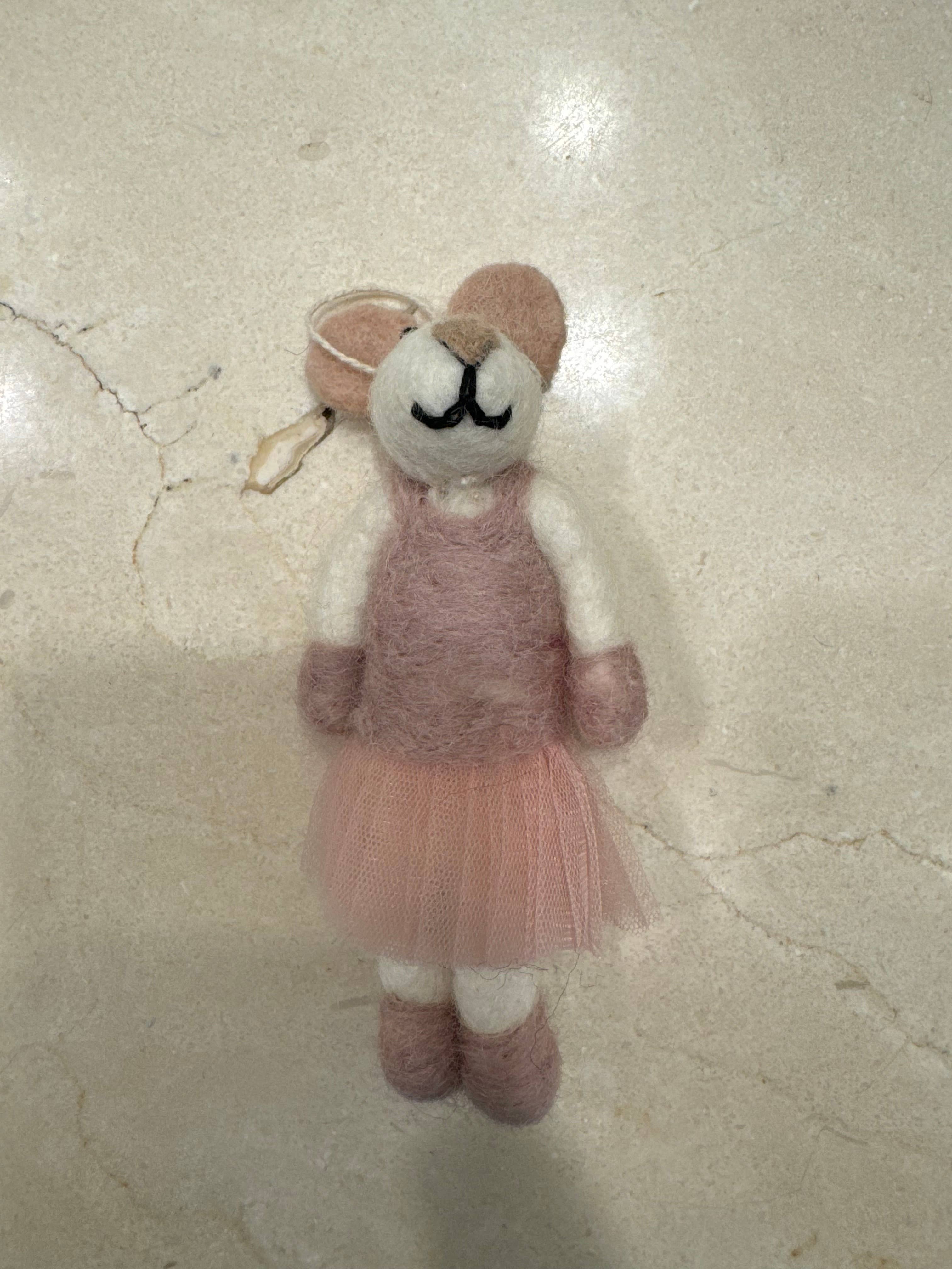 cerruti home - Vente Objets de décoration - Décoration « Ballerina Mouse Frances » en feutre faite à la main2