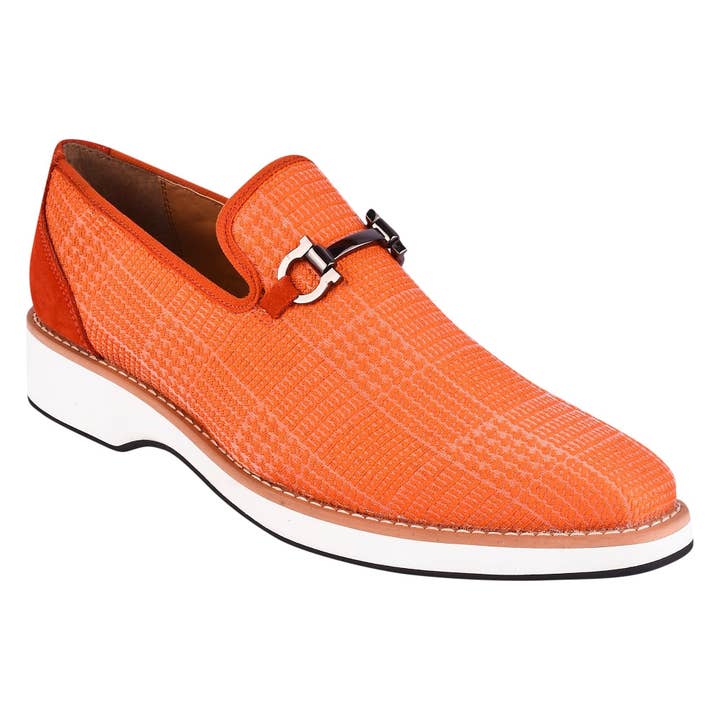 LIBERTYZENO - Wholesale Loafers - Men's - Megaball mens Casual textile printed buckle shoes35