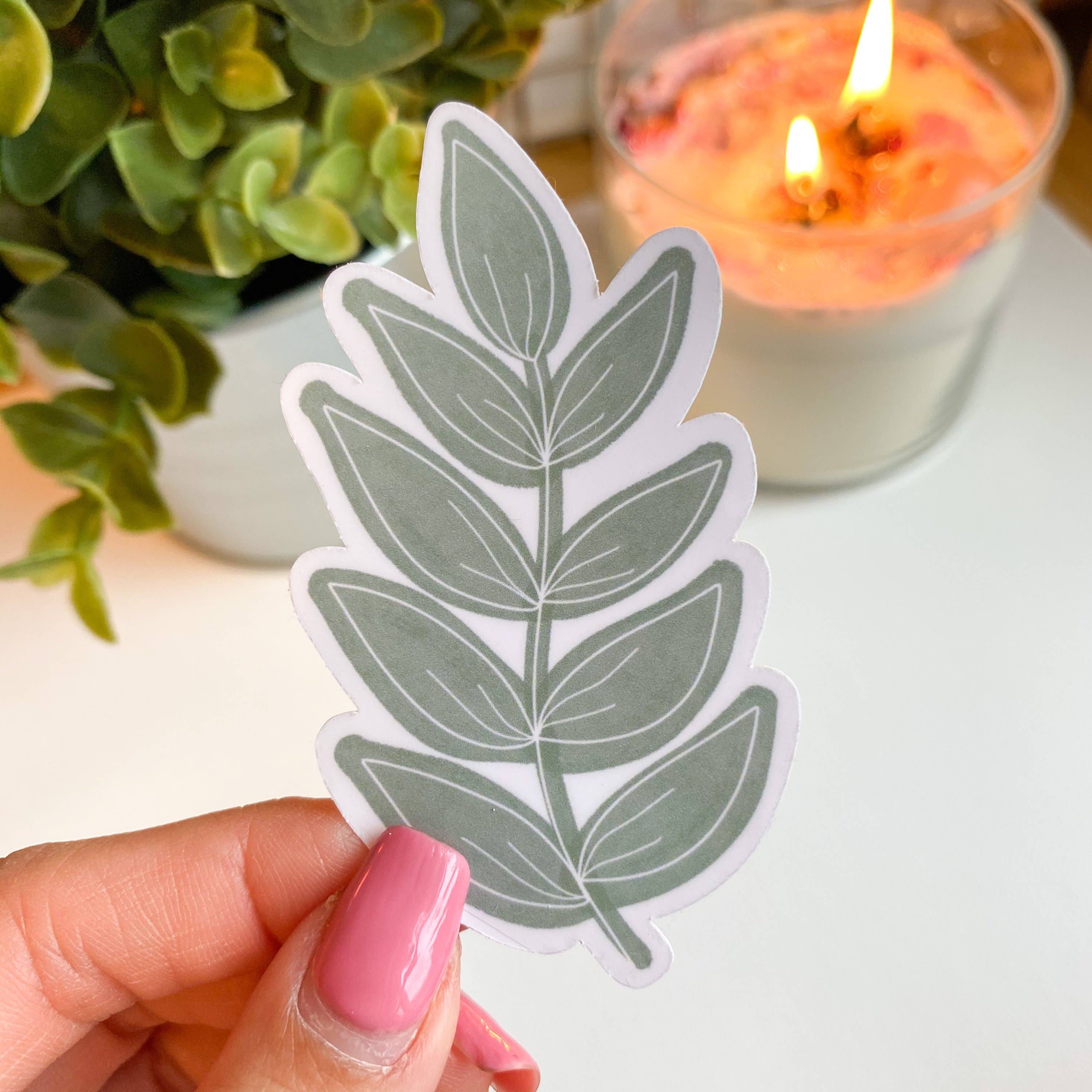 Created By Christine - Wholesale Sticker - Greenery Leaf Sticker1