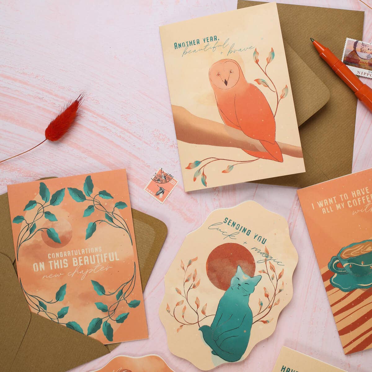 I am Roxanne - Wholesale Good Luck Card - Lucky Magic Cat Card | Good Luck Cards | Magic Cat Card7