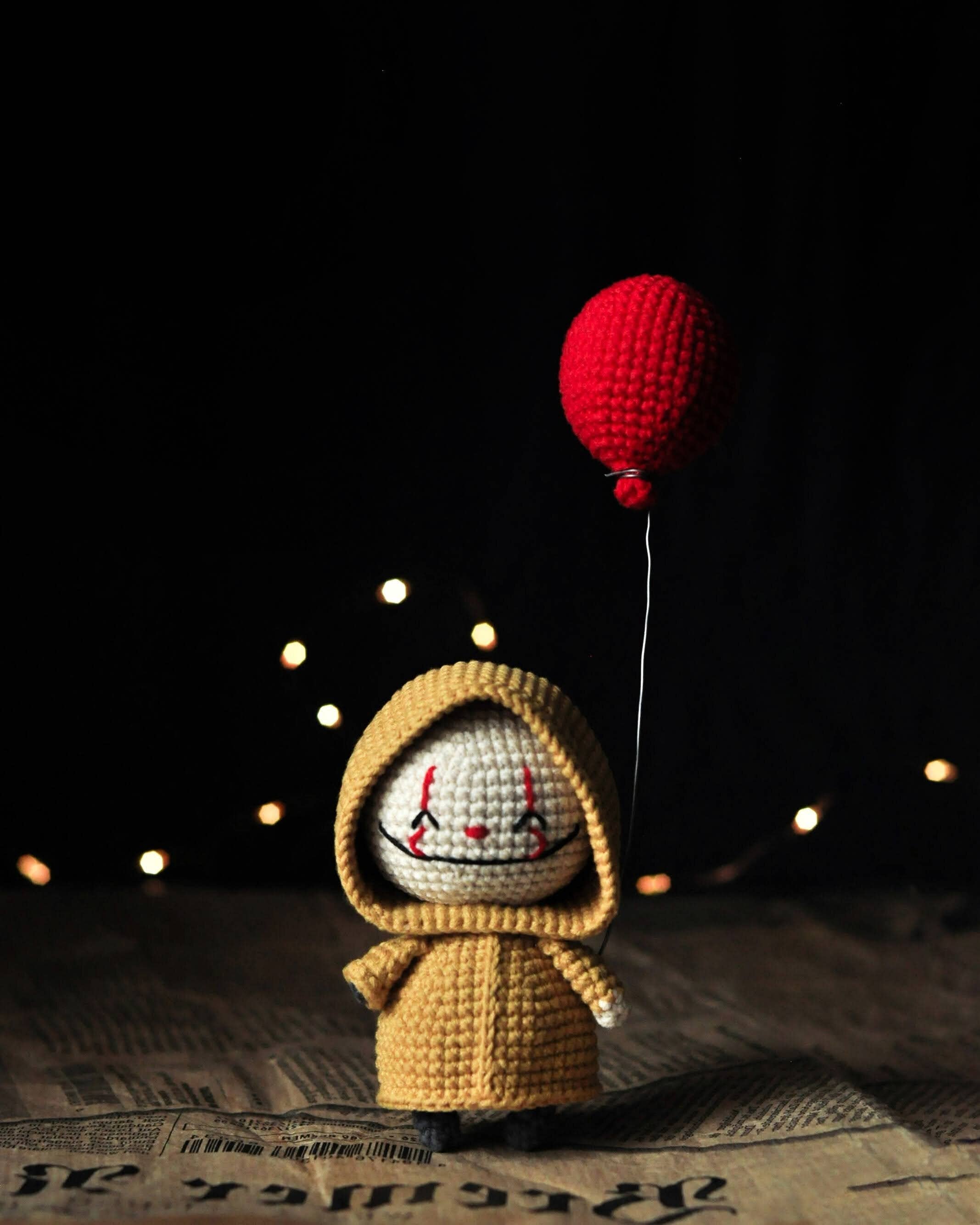 Anh2 LTD - Wholesale Decorative Tabletop Object - Halloween Crochet Amigurumi Doll, Halloween Decorations0