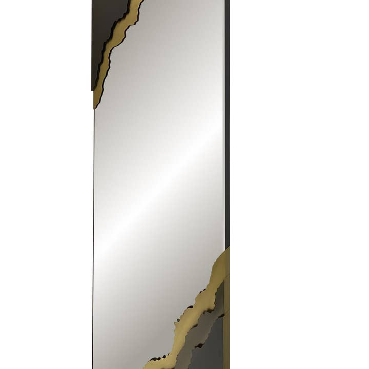 Peterson Housewares & Artwares - Wholesale Wall Mirror - Dual-Tone Metal Frame Floor and Wall Mirror1