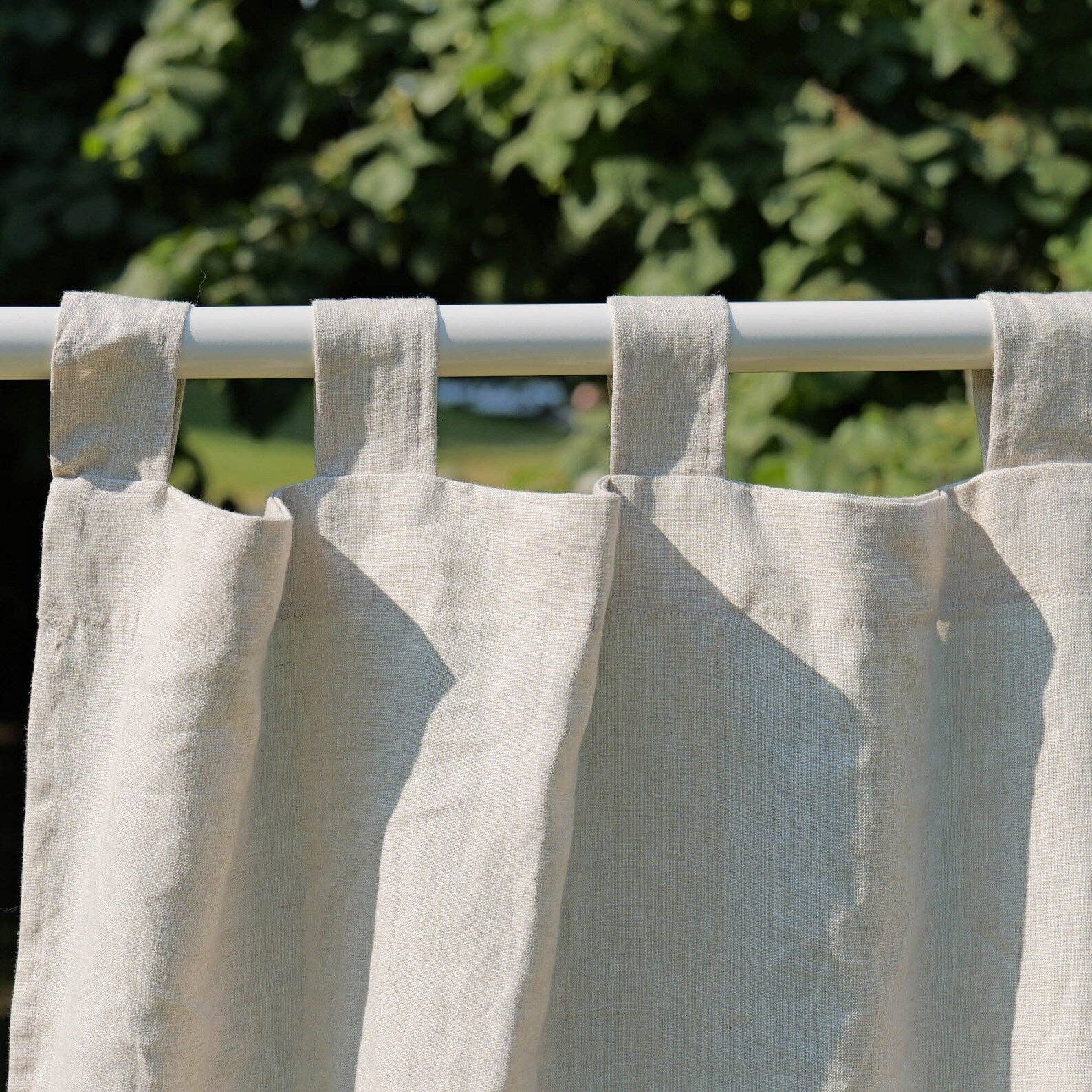 Q VITA - Wholesale Curtain - 100% French Linen Curtain/Drape (2 pcs) - Semi Sheer8