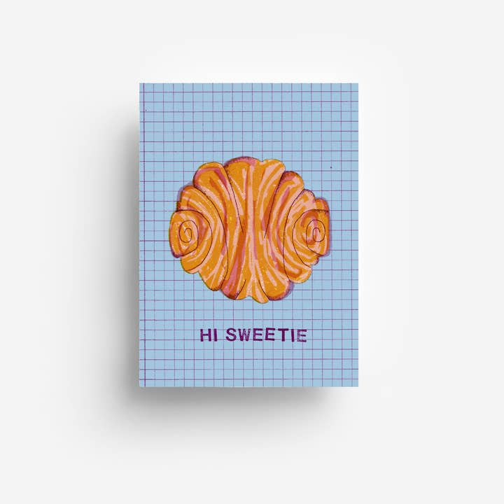 Franzbrötchen Postcard DIN A6 for wholesale by jungwiealt