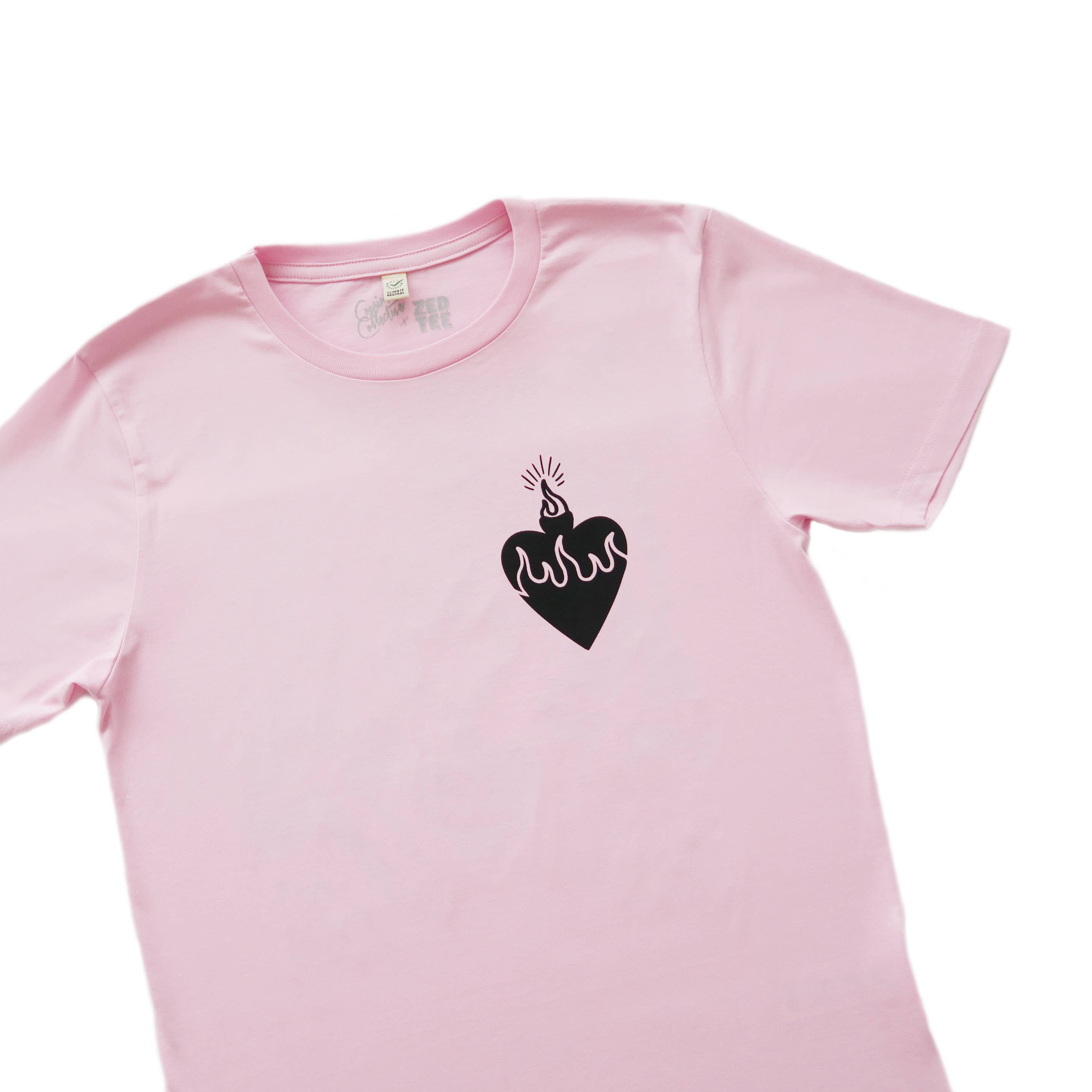 Cousins Collective - Wholesale Screen printed t-shirt – unisex - Tattoo Flash Printed Unisex T-shirt - Black/Pink/White/Grey1