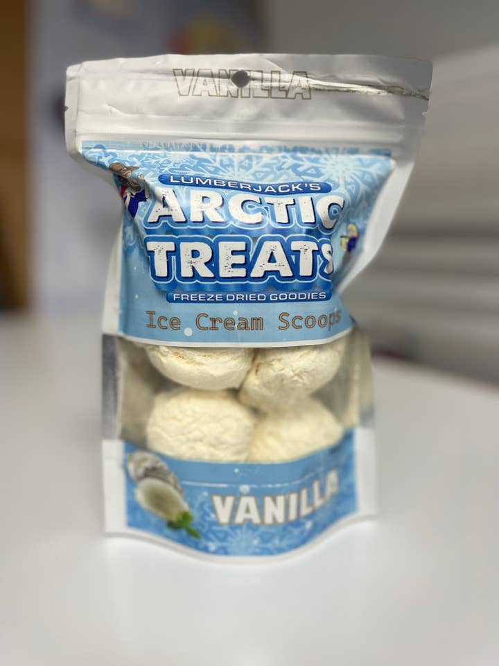 Vanilla Ice Cream Scoops for wholesale by Lumberjack's Arctic Treats