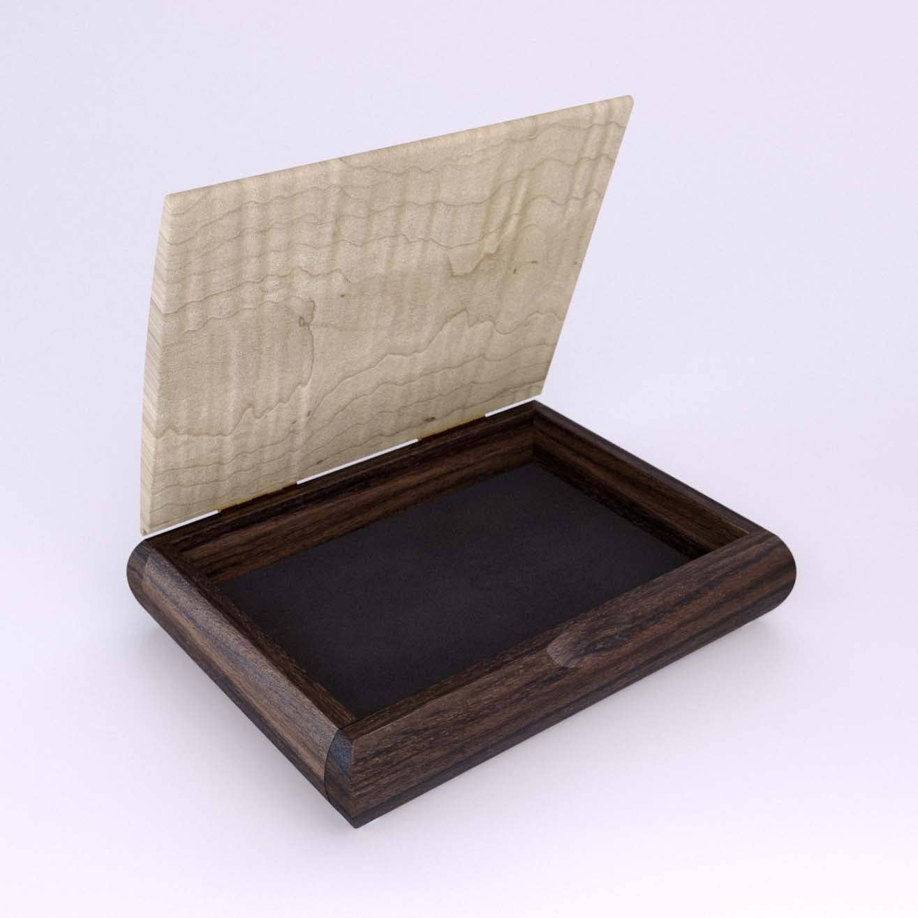 Mikutowski Woodworking - Vente Boîte/rangement à bijoux - Boîte Tranquility en bois gravée avec citations les plus vendues49