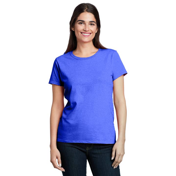 Radyan - Wholesale T-shirt – women's - Radyan Blank Shirts for Women - Half Sleeve Plain Tshirts11