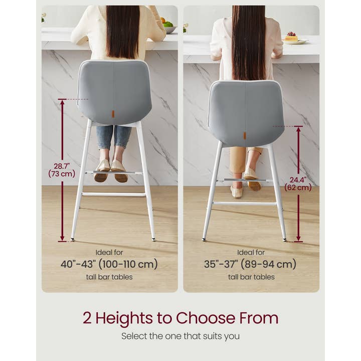 Set di 2 sgabelli da bar con schienale per la vendita all'ingrosso da parte di Greenwestons