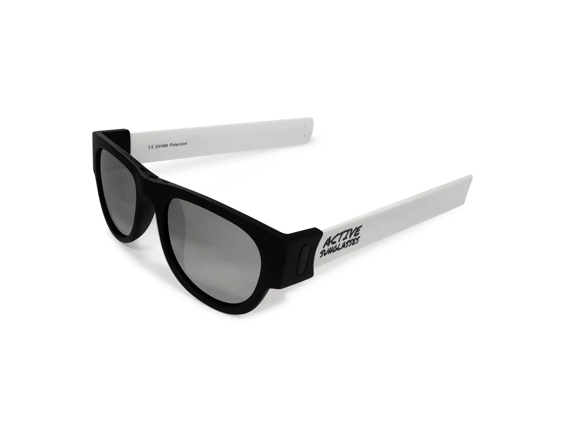 Active Sunglasses - Wholesale Sunglasses - Unisex - White - Silver Mirror1