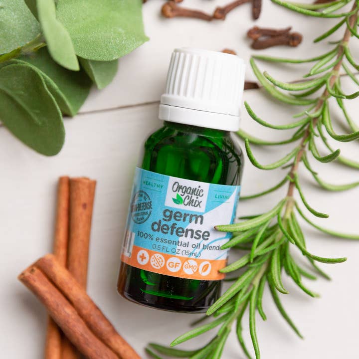 Organic Chix - Wholesale Essential Oil - Germ-Defense Essential Oil Blend, 15mL Bottle5
