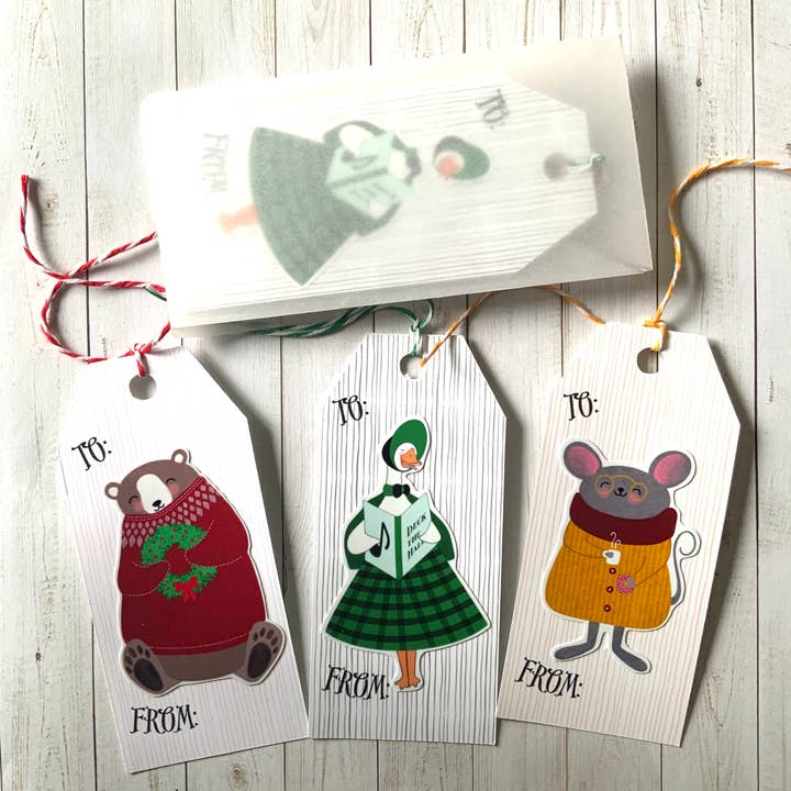 Ferie Sticker Gave Tags for engroshandel hos inkpaperfable