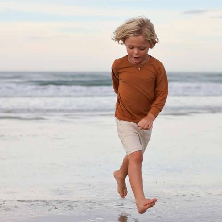 Nash & Nola Collection - Toddler Shirt Autumn Orange for wholesale by Callie May