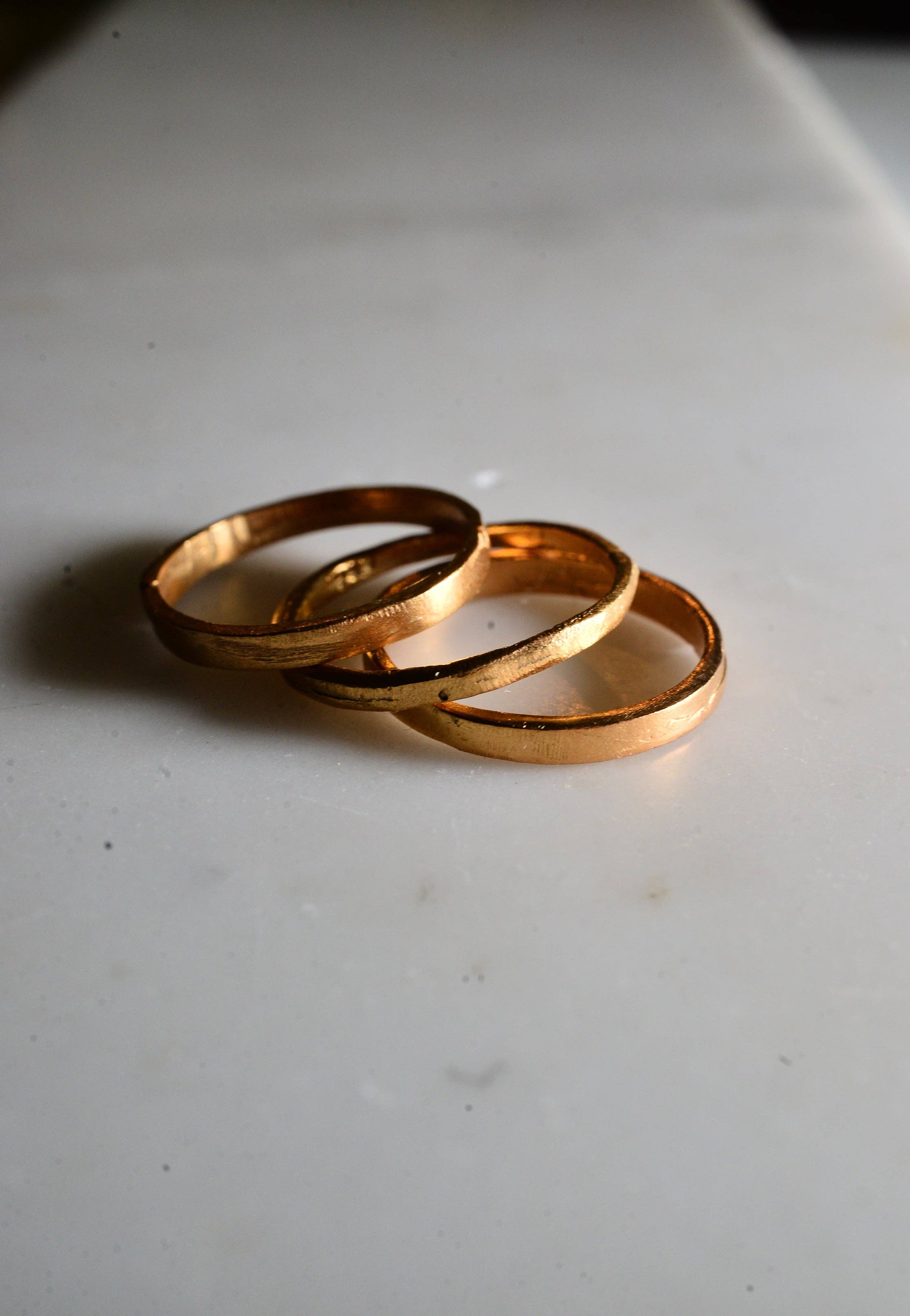 Montestruque - Wholesale Band/Stacked Ring - Forget me not