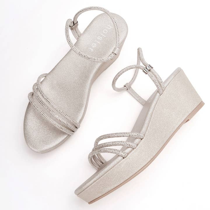 Revel Wedge - Light Gold for wholesale on Faire2