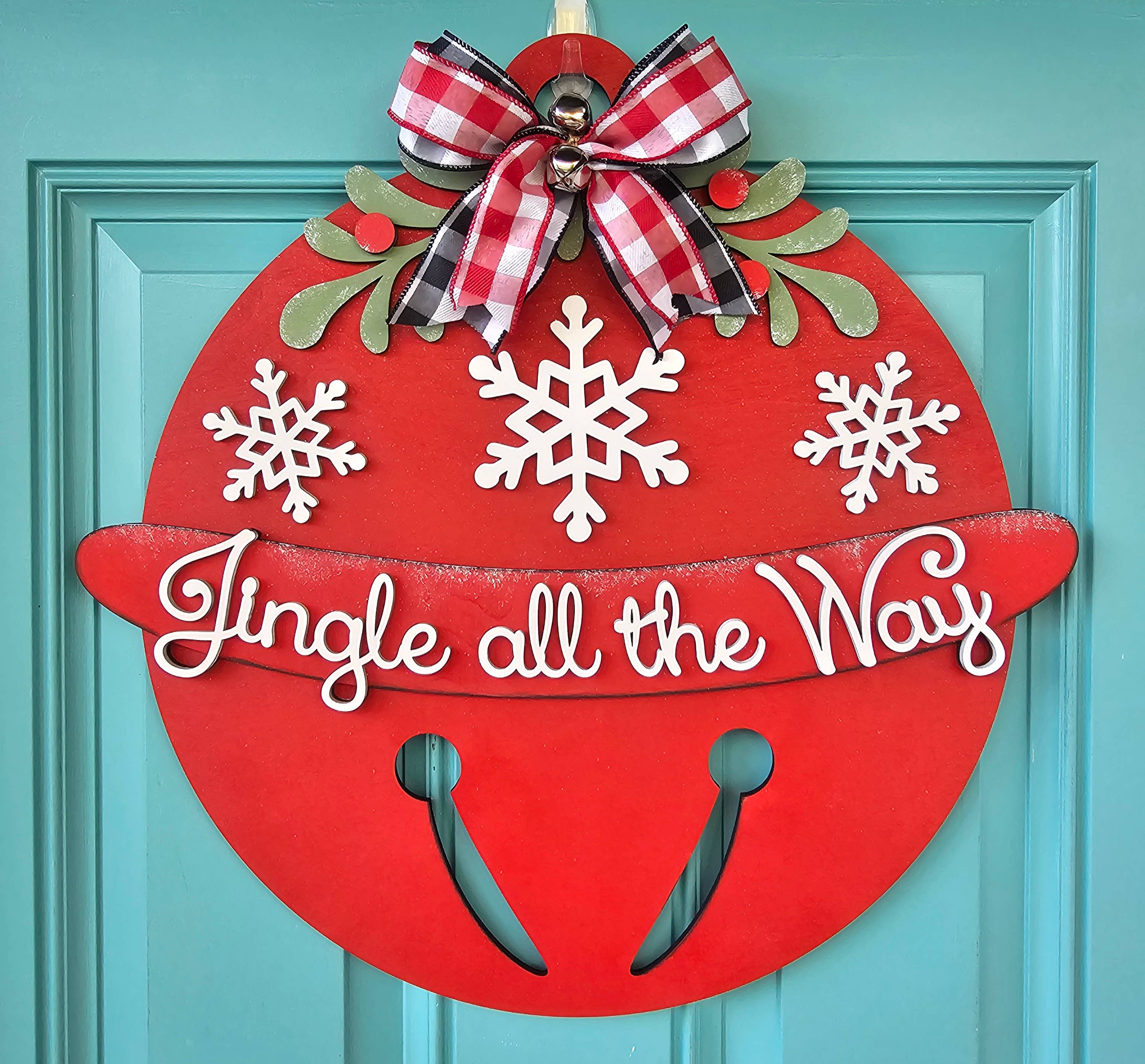 Teal Moon Creations - Wholesale DIY Craft Kit - DIY Jingle Bell Door Hanger4