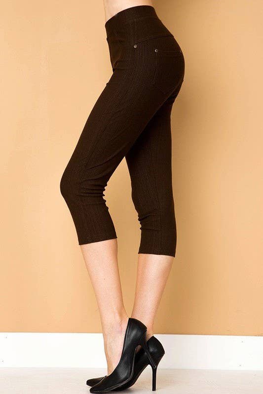 MIO WHOLESALE – wholesale Pants – Women's – J-04 CAPRI CAPRI JEGGINGS1