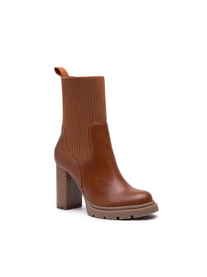 LADY GLORY - Wholesale Booties - Women's - Two-tone heeled ankle boots